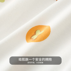 Newborn 100% Cotton Skeletonless Four-Season Onesie with Button Fasteners, Half-Back Climbing Suit, Included Hat and Bib