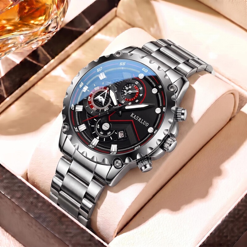 Men's watch automatic non-mechanical watch trend sports Senior high school student quartz electronic men's watch new wholesale