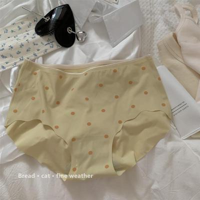 Bobo Milk Tea[Lightweight and naked feeling]solar system Wave Borneol No trace Underwear summer Thin section ventilation Triangle pants