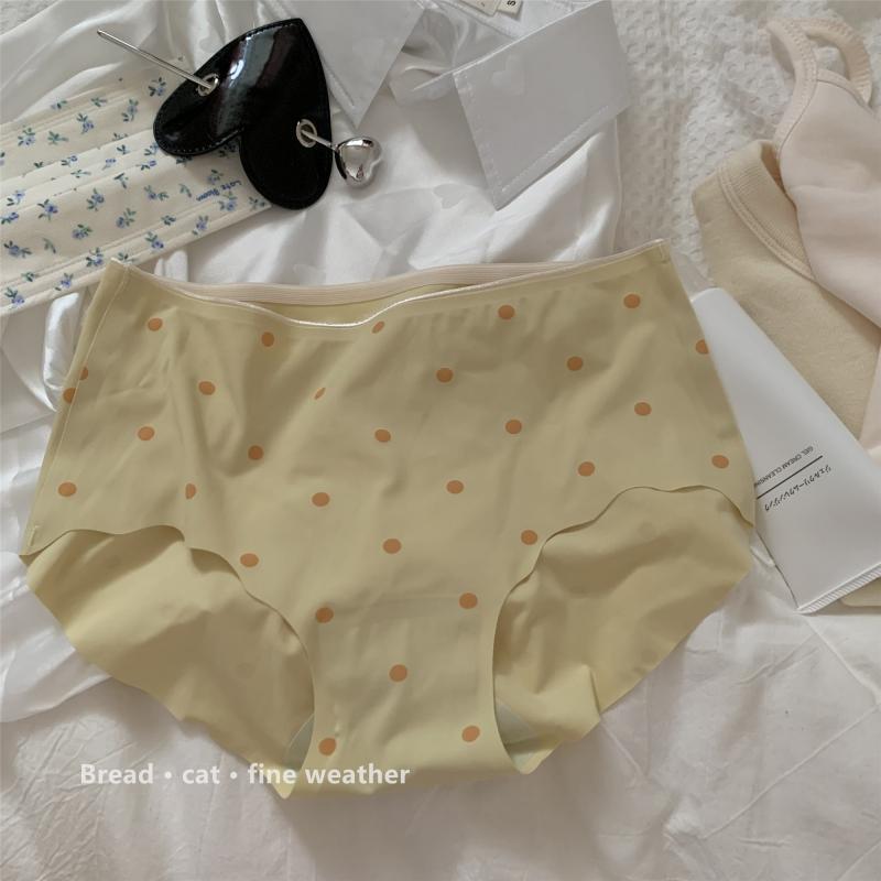 Bobo Milk Tea[Lightweight and naked feeling]solar system Wave Borneol No trace Underwear summer Thin section ventilation Triangle pants