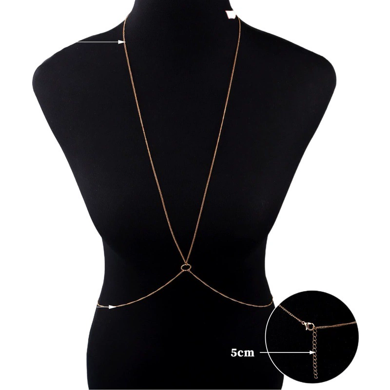 Европа и Соединенные Штаты трансграничной жаркое лето горячей сексуальной моды преувеличены большой круг Простой ожерелье цепи тела