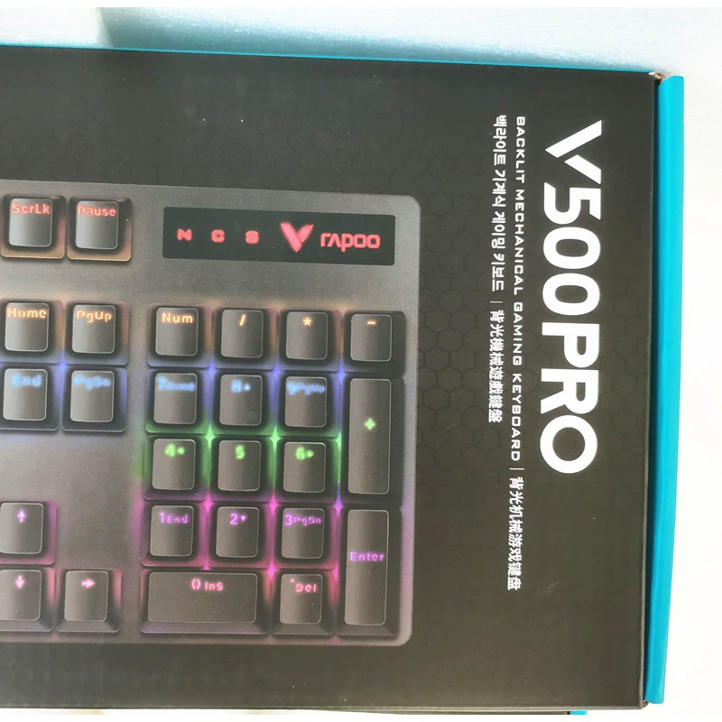 Leibo V500PRO механическая клавиатура черный шток игровой подсветка 104 клавиши полноразмерная игровая клавиатура без спешки