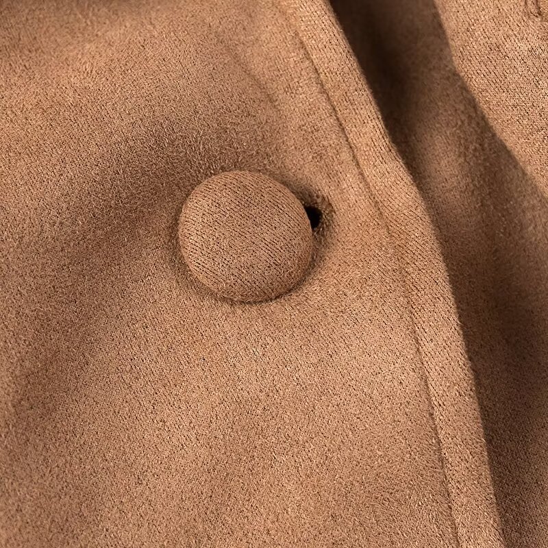 Women's 2024 Autumn/Winter New Street Fashion Waist Strap Jacket Coat_voghion.com