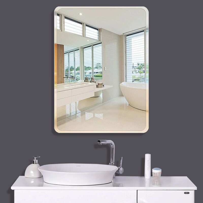 衣间洗漱台平面瓷砖上门口厕所浴室镜贴在墙上的镜子贴片宿舍小型