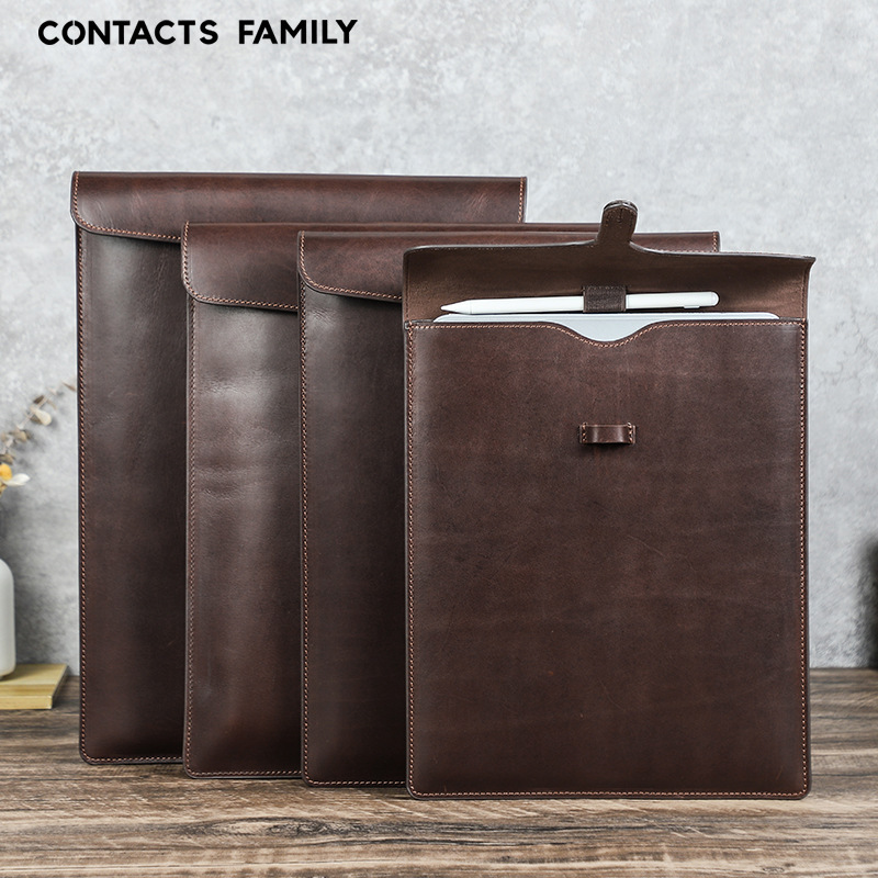 Suitable for Ipadpro12.9Macbookpro13.3/14.2/ 15inch Genuine Leather Laptop Protective Case Suitable for Ipadpro12.9Macbookpro13.3/14.2/ 15inch Genuine Leather Laptop Protective Case