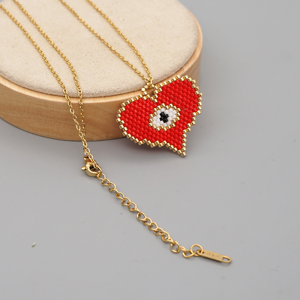 Miyuki Bead Eye Necklace