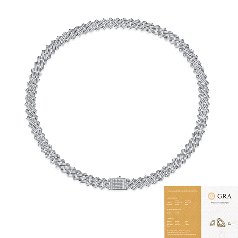 Moissanita de 45 cm de largo y 14 mm de ancho (incluido el certificado GRA)