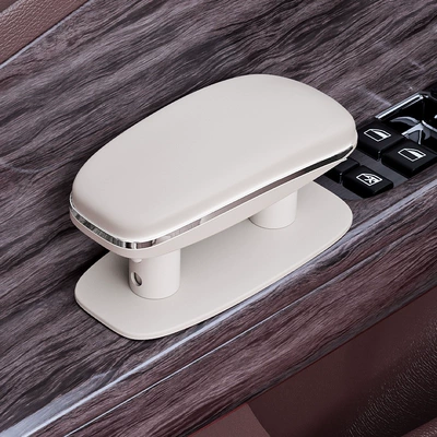 Armrest box pad Must-Have for Long-Distance Road Trips - beige-armrest-elbow-rest-can-be-lifted-and-lowered-height-adjustable-one-pack