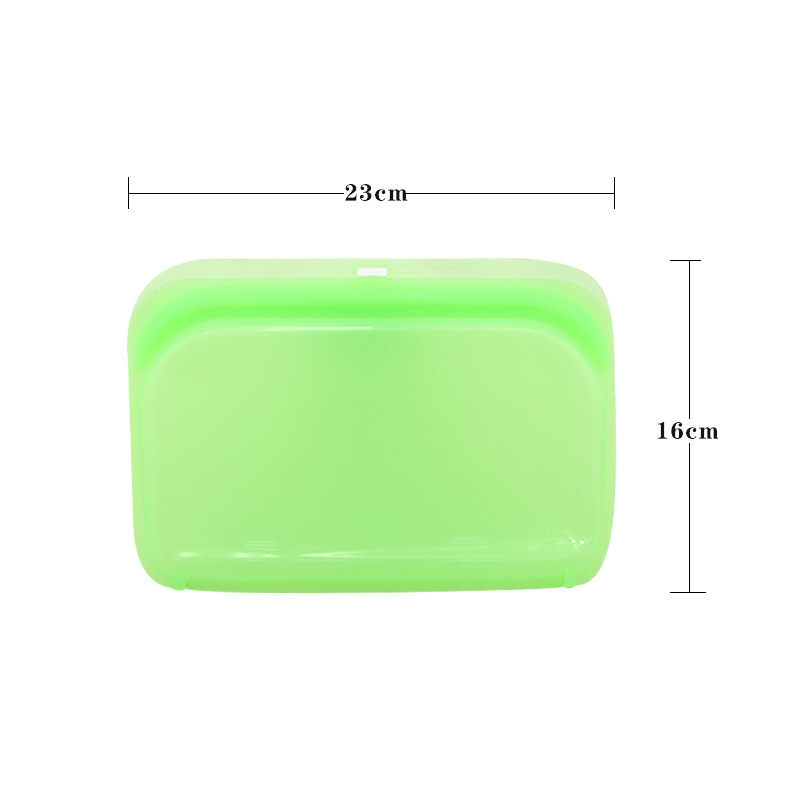 Bolsa sellada de silicona para almacenamiento de alimentos, frutas y verduras, bolsa de conservación para refrigeración, a prueba de fugas, antiolor, bolsa de conservación a prueba de fugas