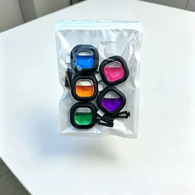 Car Perfume Aromatherapy | Fragrance and Odor Removal, High-End - one-each-of-five-types-of-pearlescent-bags