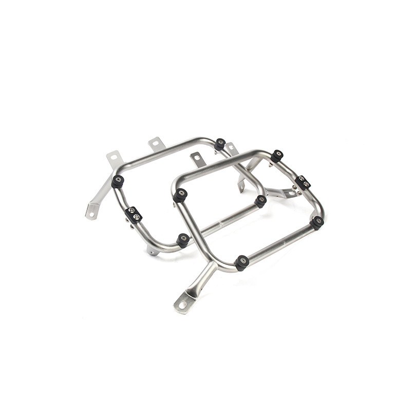 Aplicable a Kawasaki Monster VERSYS1000 Acero inoxidable modificado estante trasero soporte de tronco 21