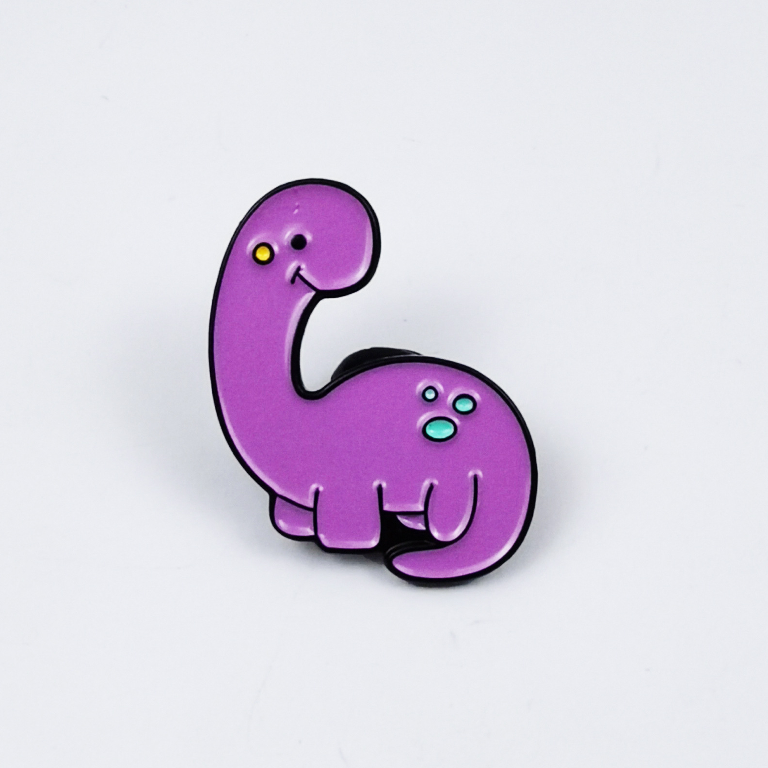Lindo y lindo broche de dinosaurio pequeño, personalidad, estilo de dibujos animados, accesorios de mochila, accesorios de insignia de aleación de aceite de goteo de alfiler image 13