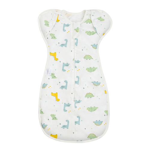 Four Seasons Baby 100% Cotton Anti-Slip Jumping Sleep Sack, Newborn Swaddle Blanket, Baby Wrap for Cross-border