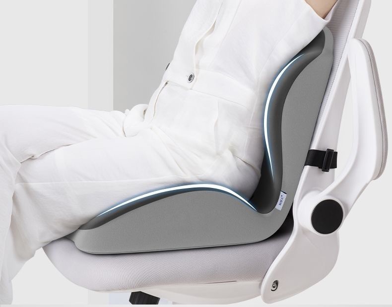 Factory direct sales of car lumbar support cushions, customizable breathable memory foam car lumbar support, driving waist protector, car seat cushion