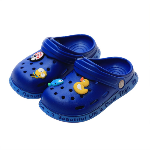 EVA Animal Children's Hole Shoes for Girls, Cute Cartoon Outwear Slippers for Kids (Small, Medium, Large) Soft Sole Slippers for Boys