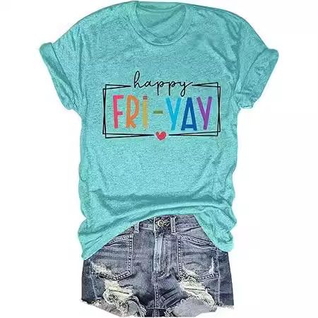 fluent in fowl language欧美趣味休闲T恤衫V领夏季舒适女士短袖