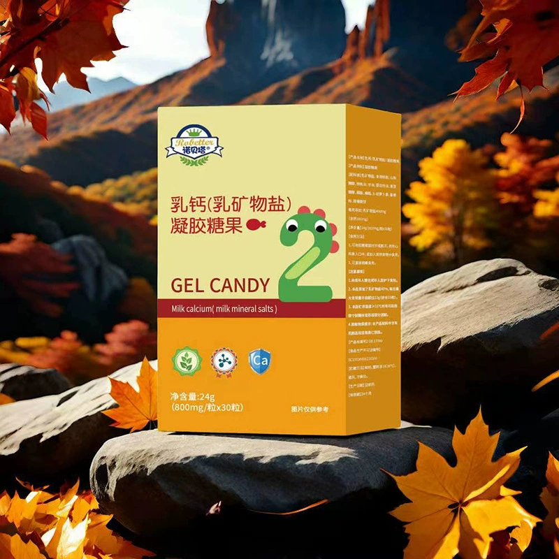 Норбета Цинк-богатые дрожжи Жидкий кальций Пищевая молочная кальциевая помадка Капсулы Цинк-богатые гелевые конфеты 30 капсул