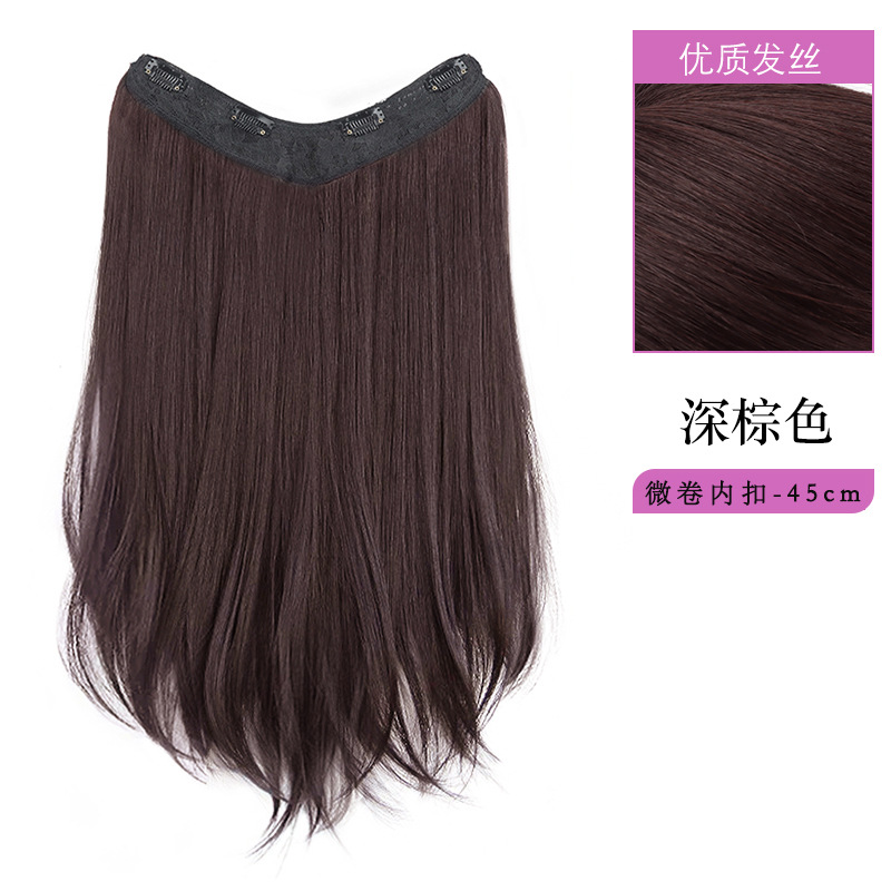 Extensión de Cabello en U de Una Pieza con Clip BB de Fibra de Alta Temperatura para Mujer