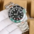 Black green circle black surface