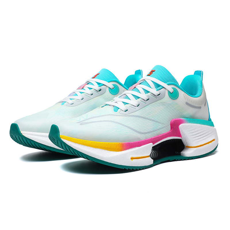 2025 nuevas zapatillas para correr para estudiantes de secundaria para hombres, amortiguadores y transpirables, ultraligeros y de alto rebote, zapatos profesionales de carreras de larga distancia, zapatos para hombres