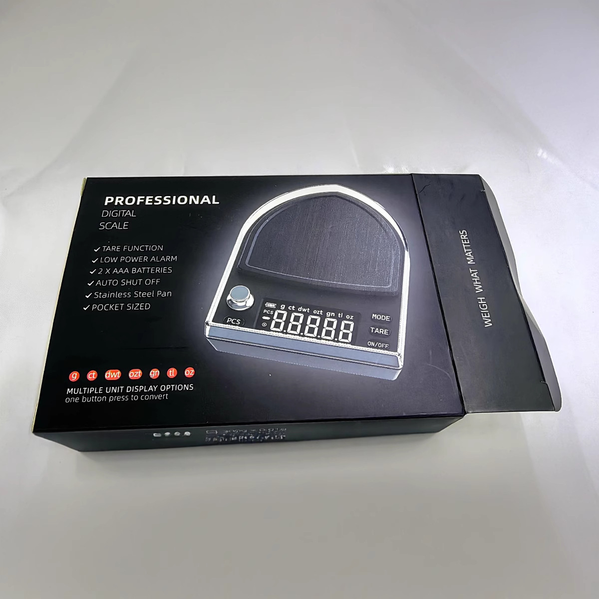 2024 joyería escala escala barco escala escala de oro 600g / 0.01g exportación de escala de palma