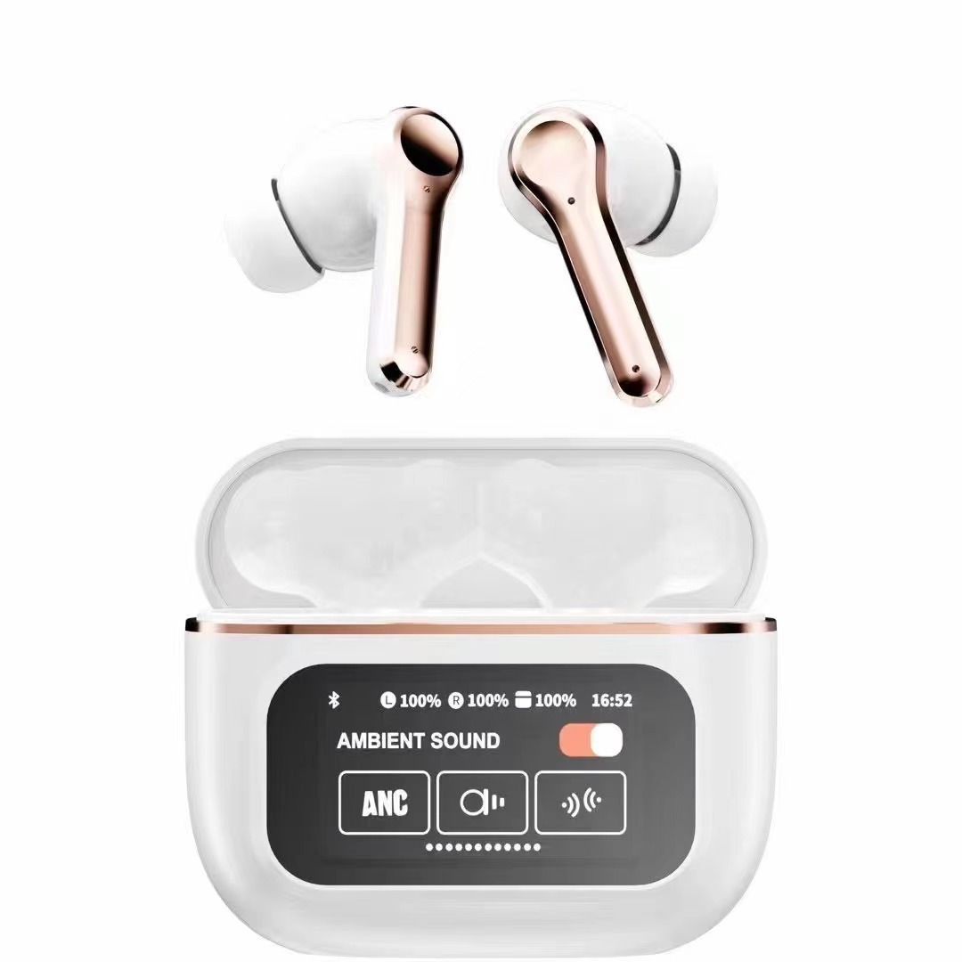 Touch large screen private model ANC noise reduction transparent Bluetooth for calling ENC multifunctional subwoofer_voghion.com