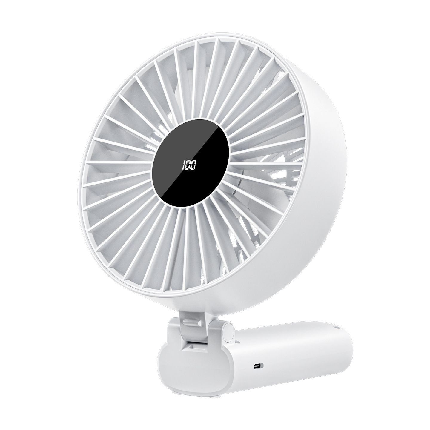 Ventilador portátil de gran fuerza de viento portátil al aire libre tipo de ventilador de carga USB multi-escenario mini ventilador image 7
