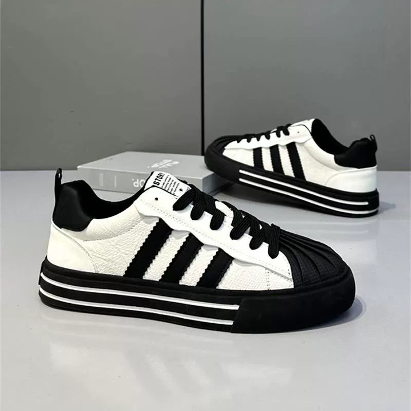 Мужская обувь Shell, осень-зима 2025 г., новая спортивная обувь Trbottomy, модная и самая популярная для матча, мягкая подошва, увеличенные повседневные кроссовки для занятий спортом