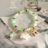 L03 light yellow-green bow bracelet