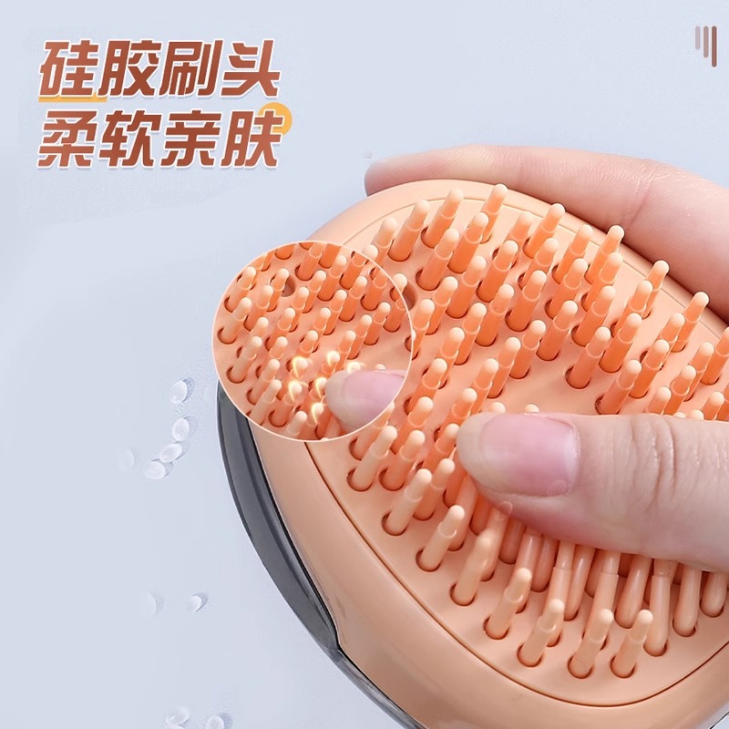 Cepillo de baño para mascotas gato perro cepillo de baño de silicona cepillo de baño especial herramienta para perro baño suministros de limpieza
