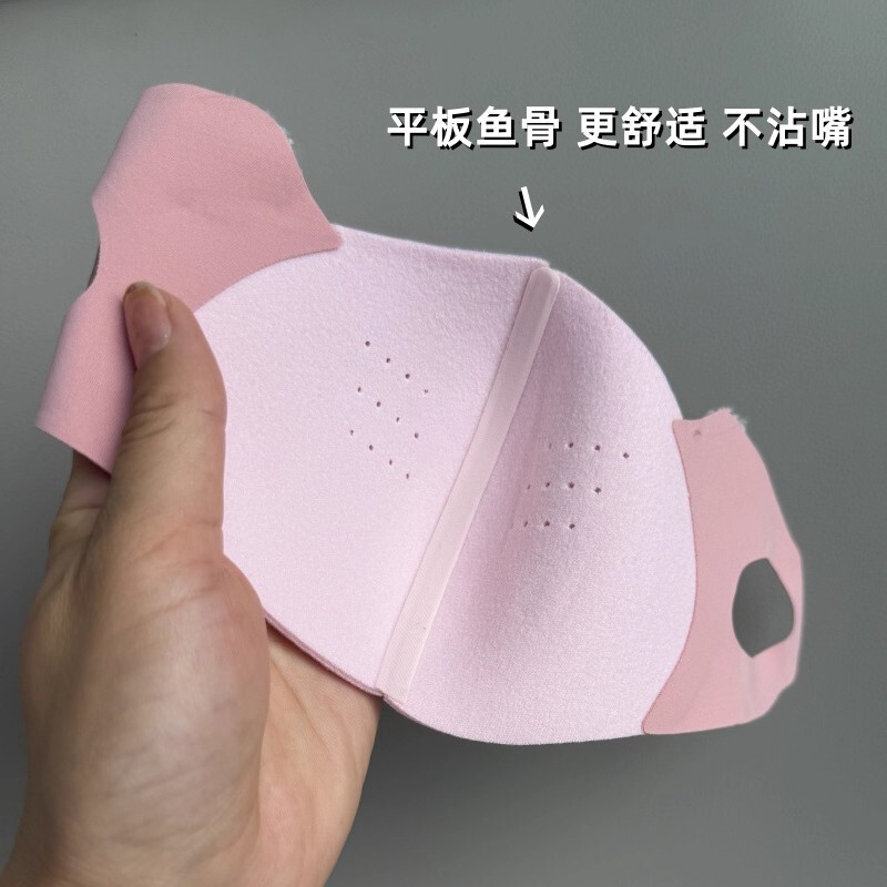 儿童口罩女童秋冬季防风保暖加厚小熊暖绒男童小学生户外防寒防冻|undefined