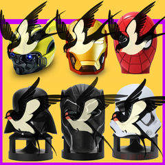 Cartoon Iron Man plug-in creative Spider-Man wireless small speaker subwoofer outdoor bee Bluetooth speaker