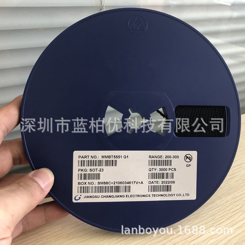 MMBT5551 2N5551 丝印 G1 封装SOT-23 贴片三极管 小功率晶体管
