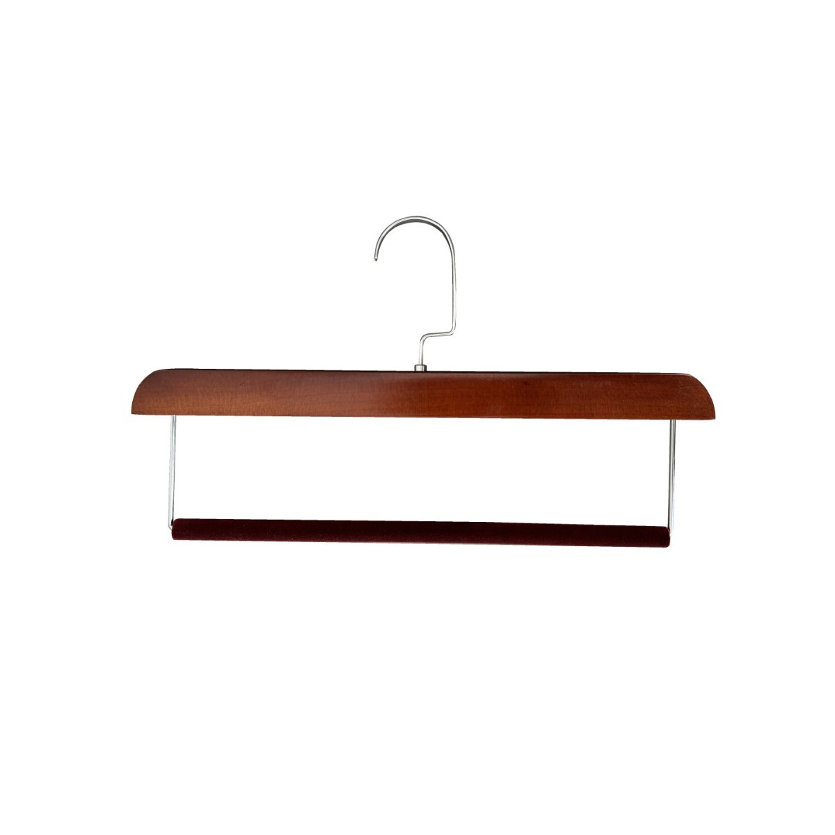 Percha de pantalones de madera maciza antideslizante sin marcas percha de pantalones tienda de ropa de madera armario doméstico almacenamiento de pantalones percha de artefactos