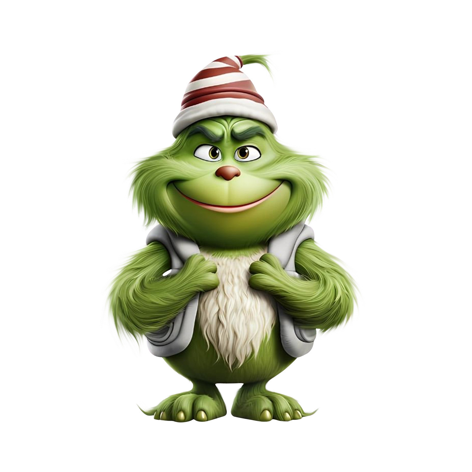 Navidad transfronteriza dibujos animados Grinch colgante creativo decoración del árbol de Navidad colgante acrílico colgante