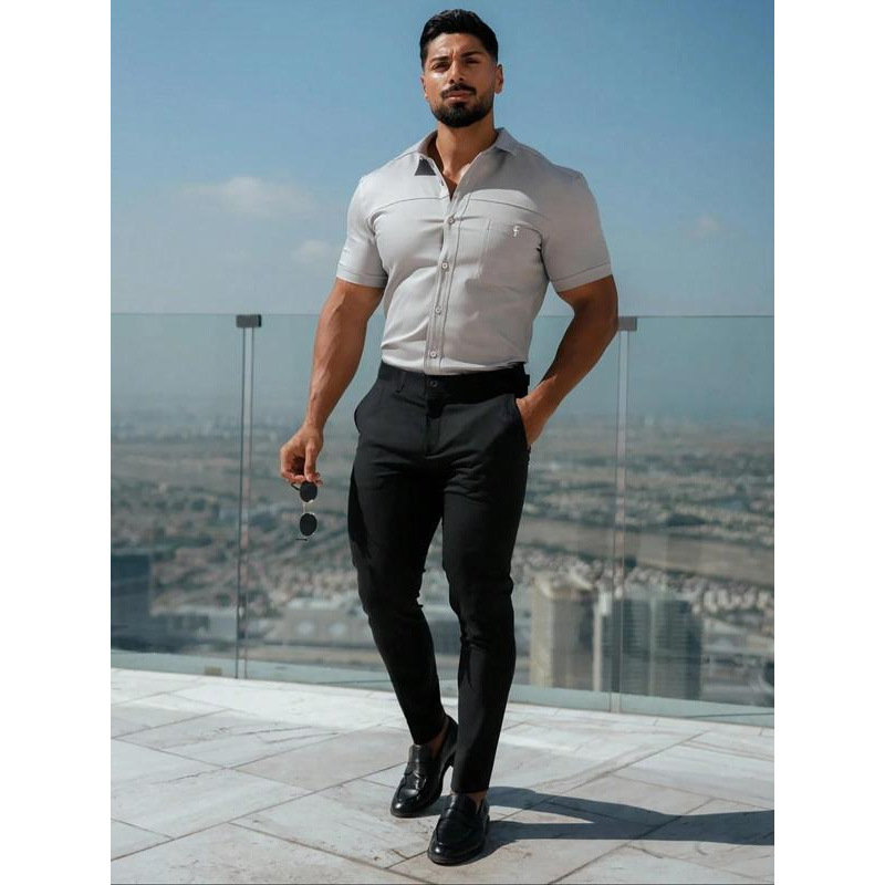P 28269 Fleece Lined Winter Sweatpants Men's Fleece-Lined Warm Pants