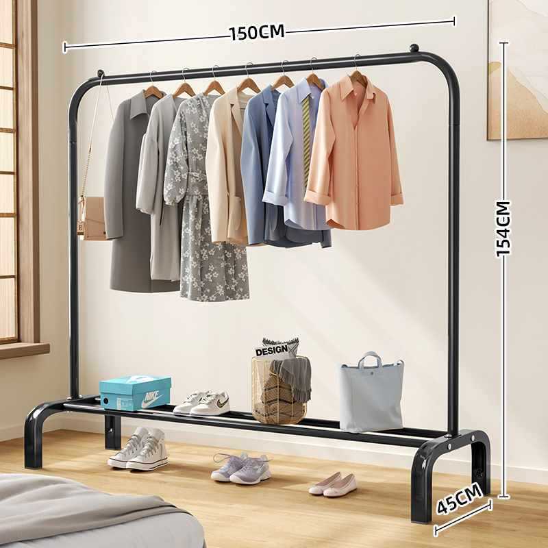 19MM 연장 150cm - 하단 이중 봉 - 블랙 ⚑