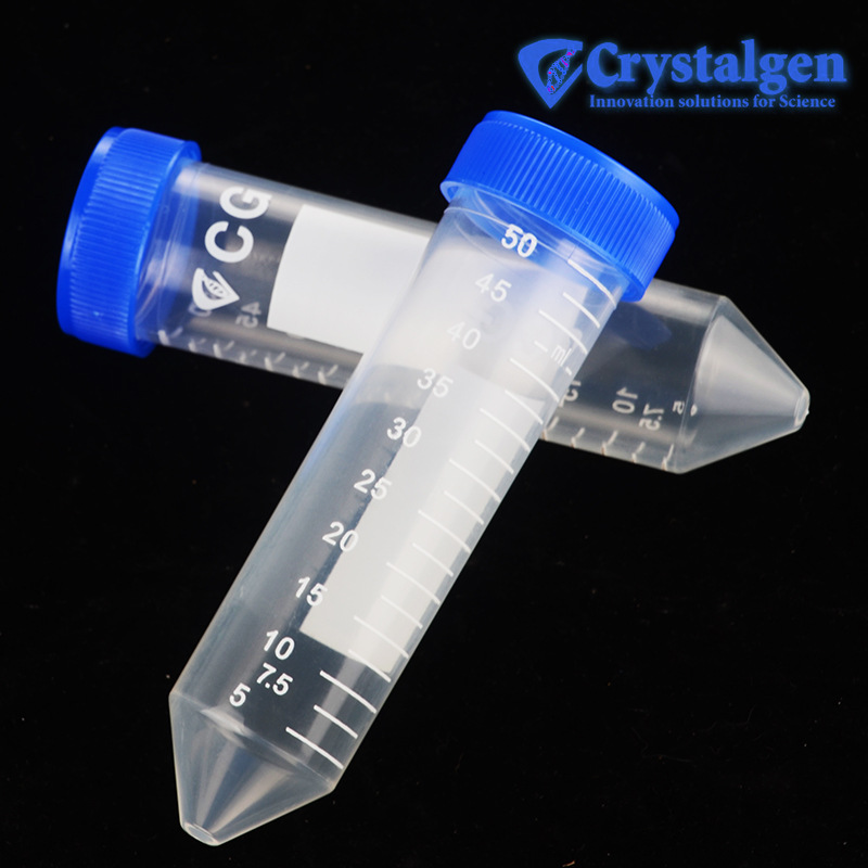 CG螺口尖底塑料离心管50ml锥底灭菌ep管25支/包23-2263Crystalgen