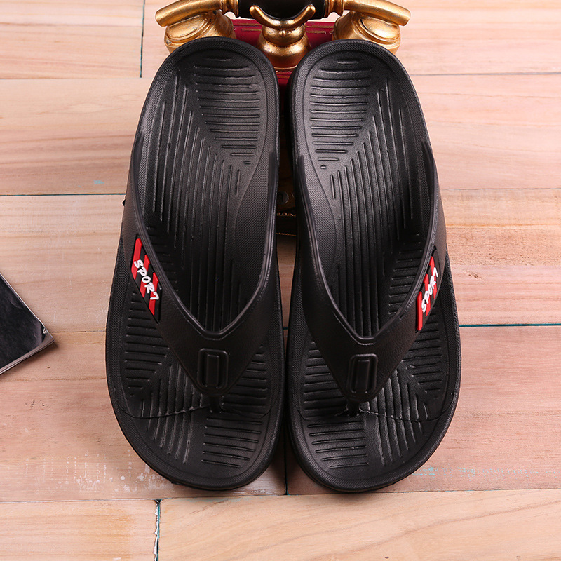 Spring New Men's Non-Slip Flip-Flops Eva Flip-Flops Comfortable Home Bathroom Slippers Trendyy Outer Wear Sandals