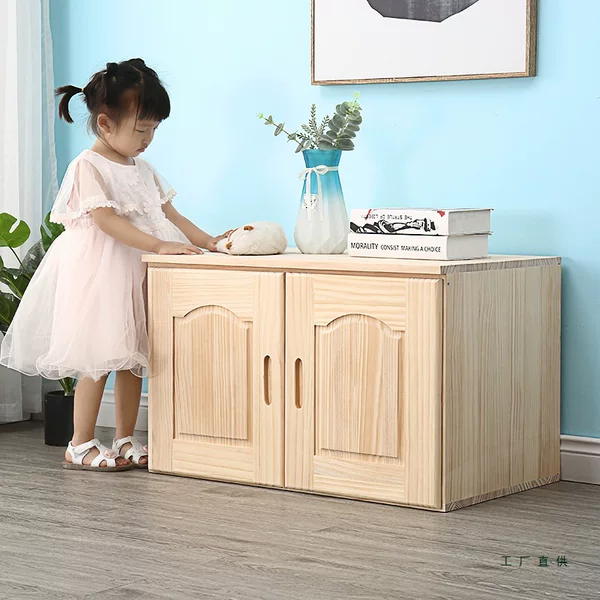 Custom Simple Solid Wood Wardrobe Top Cabinet, Solid Wood Hanging Cabinet, Bay Window Cabinet, Top Box Cabinet, Elevated Storage Cabinet with 2 Doors, 3 Doors, 4 Doors