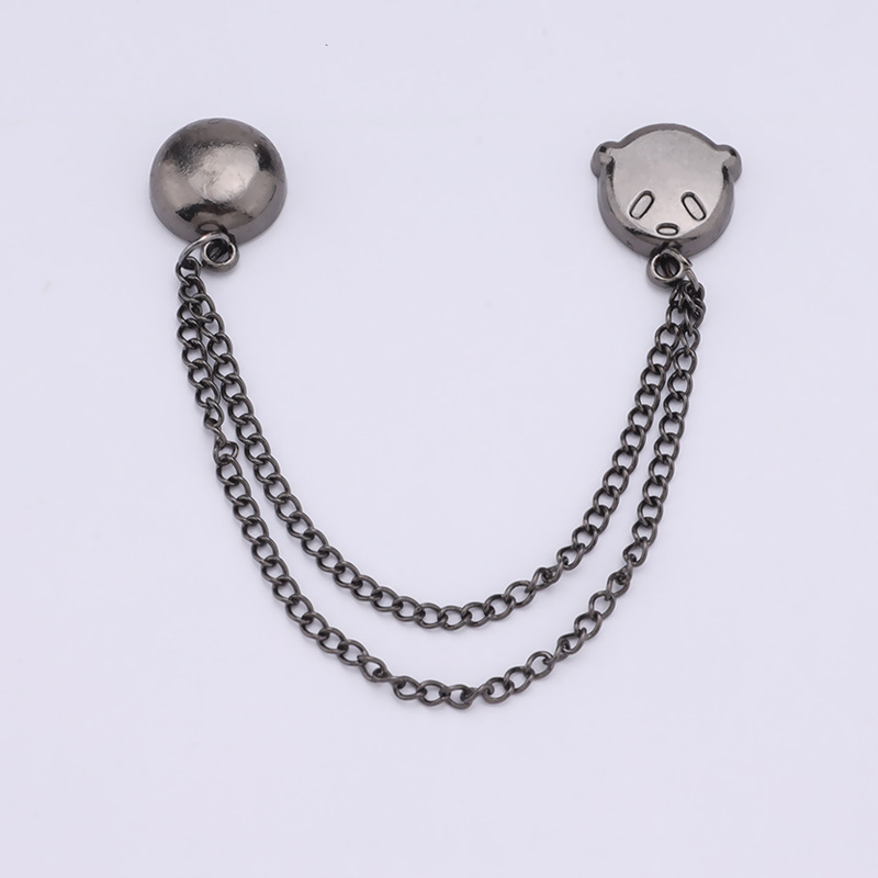 チェーンの磁気はズボンの足を引きずることを防ぎます。金属の磁気は袖口を固定します。