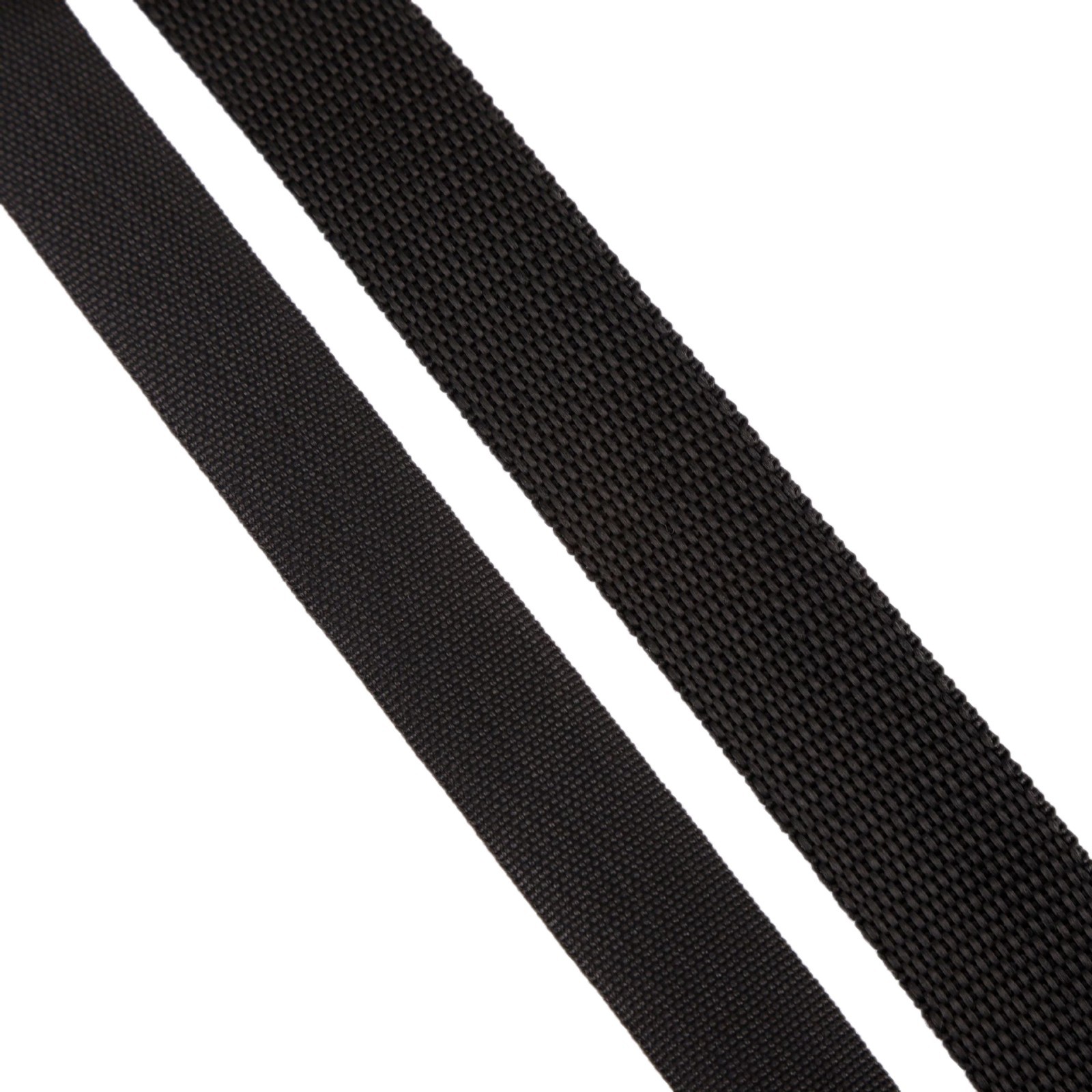 Cinturón de poliéster negro elástico multi-tamaño accesorios de ropa DIY empaque correa de decoración accesorios de cinturón de mochila