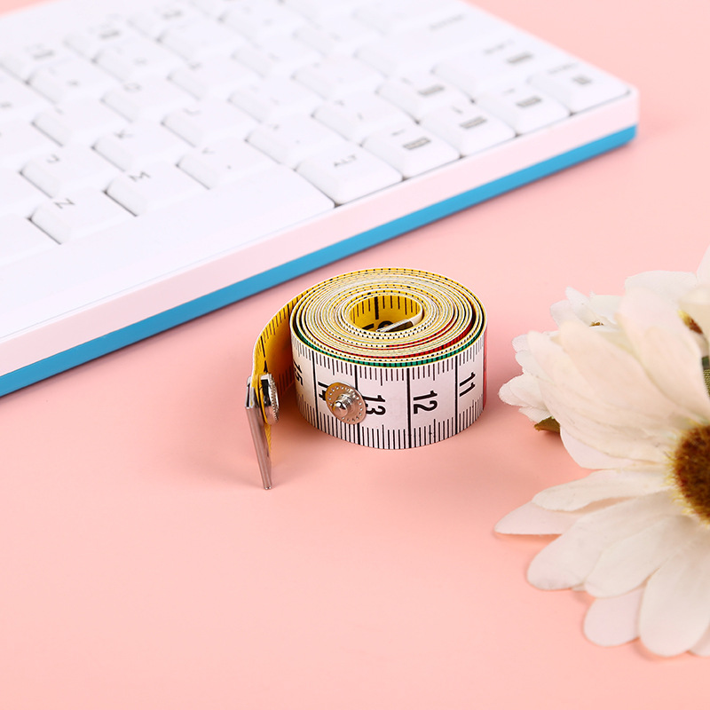 Cinta de color de calidad alemana con hebilla Cinta de color de doble cara británica cinta métrica de cinta especial de costura con botones