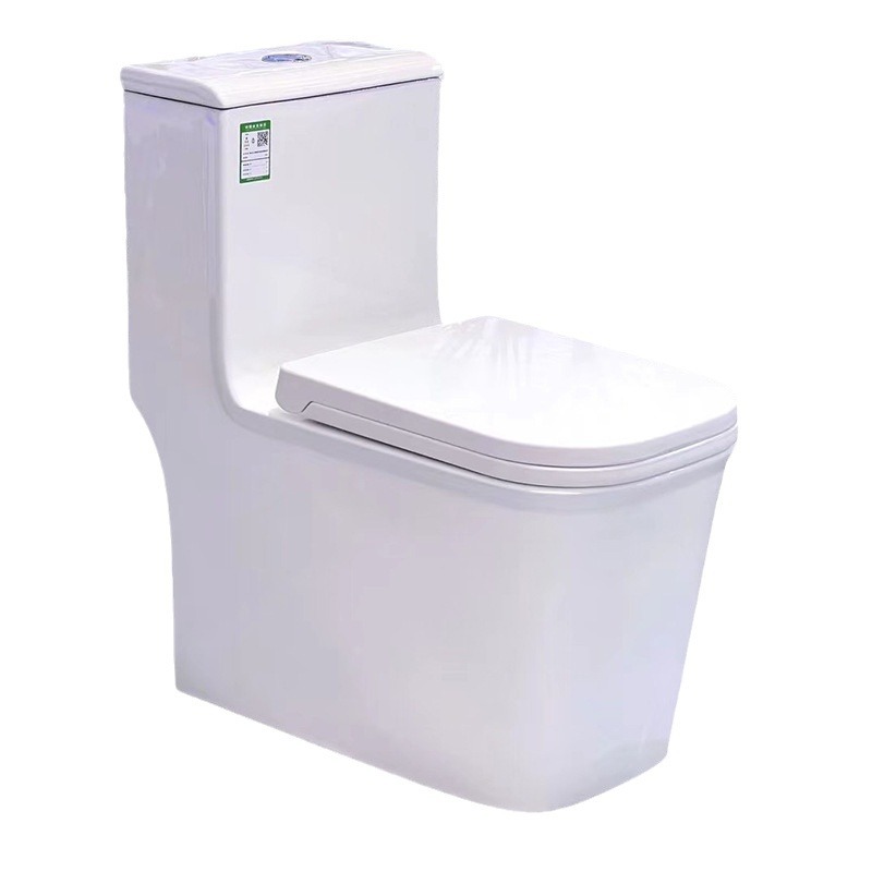 Cuadrado bombeo doméstico unido inodoro cerámico ahorro de agua silencioso unido superciclón tipo inodoro antiolor fabricante