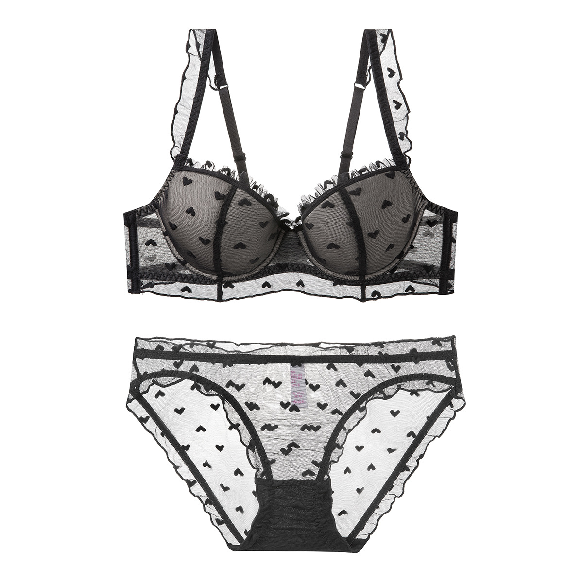 Ropa interior de mujer de encaje francés transfronterizo sexy traje de sujetador puro estilo delgado conjunto de bragas de sujetador