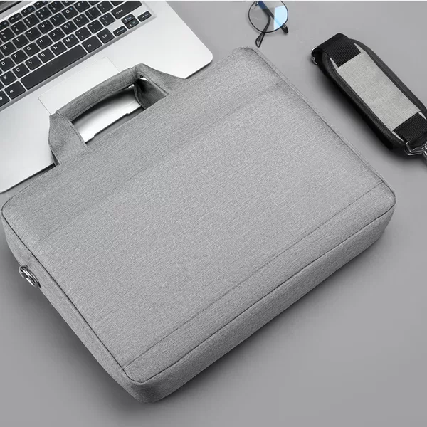 Fashionable Simple Men's Business Briefcase Large Capacity Laptop Bag Shoulder Bag Anti-splashing Water Plus logo