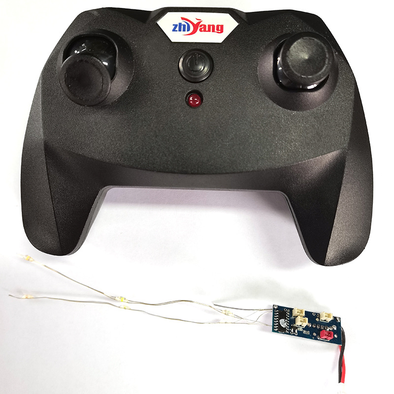 遥控飞机配件两通道遥控器接收机航模DIY教学滑翔翼批发