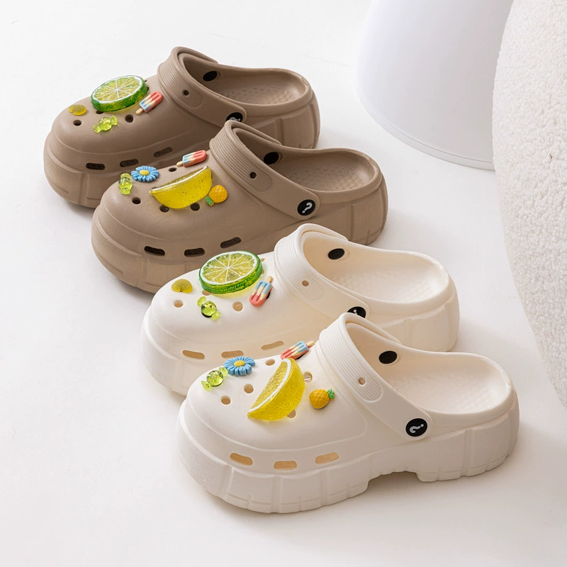 Обувь для пещер женская летняя наружная одежда 2025 новый толстое дно, противоскользящие и неприятные запахи