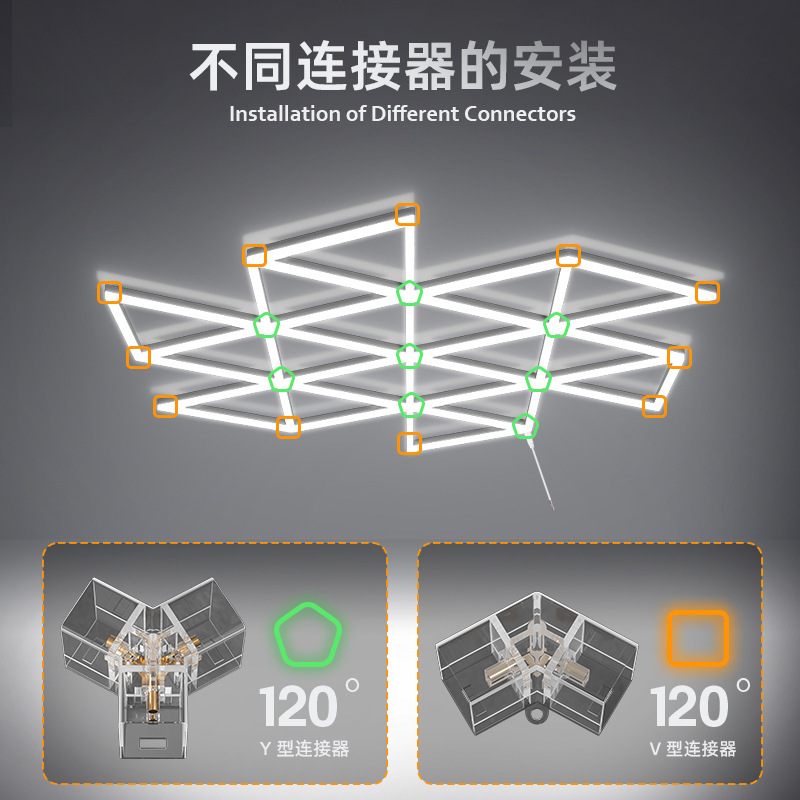 Control inalámbrico Bluetooth lavado de coches lámpara celular RGB iluminación billar atmósfera lámpara 220V reparación de automóviles lámpara de belleza