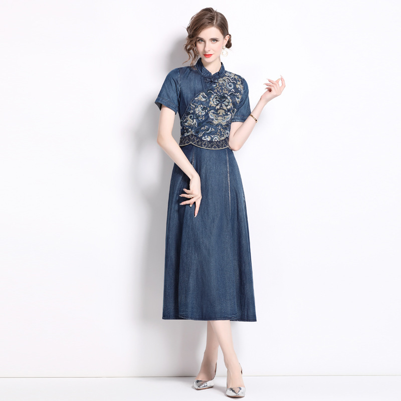 Summer ethnic retro long skirt